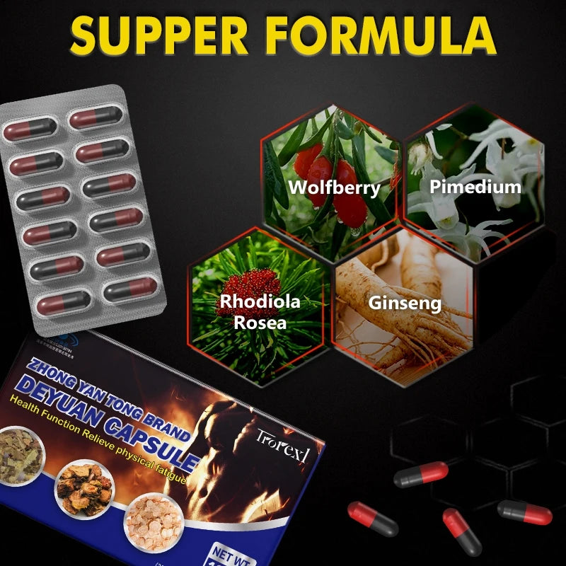 VitalMan Epimedium – Natural Performance & Vitality Supplement (60 Capsules)
