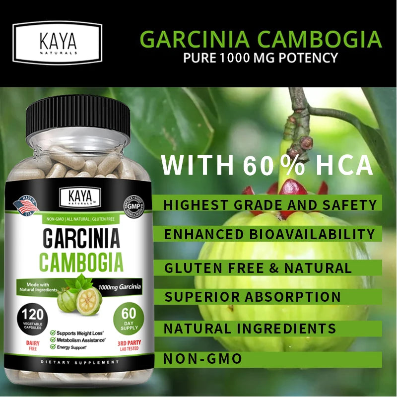 GarciniaSlim – Garcinia Cambogia Weight Loss & Fat Burn Capsules