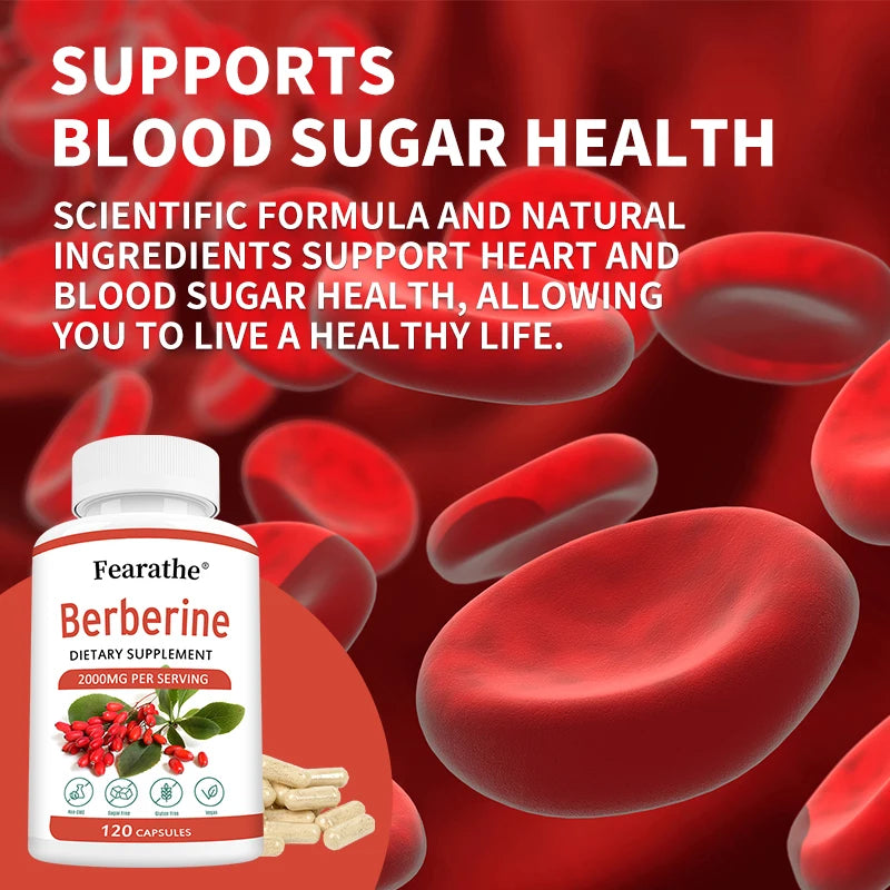 BerberinePlus 2000mg – Cardiovascular & Digestive Health (60 Capsules)